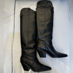 & Other Stories Western Over-the-Knee Boots Sz 11